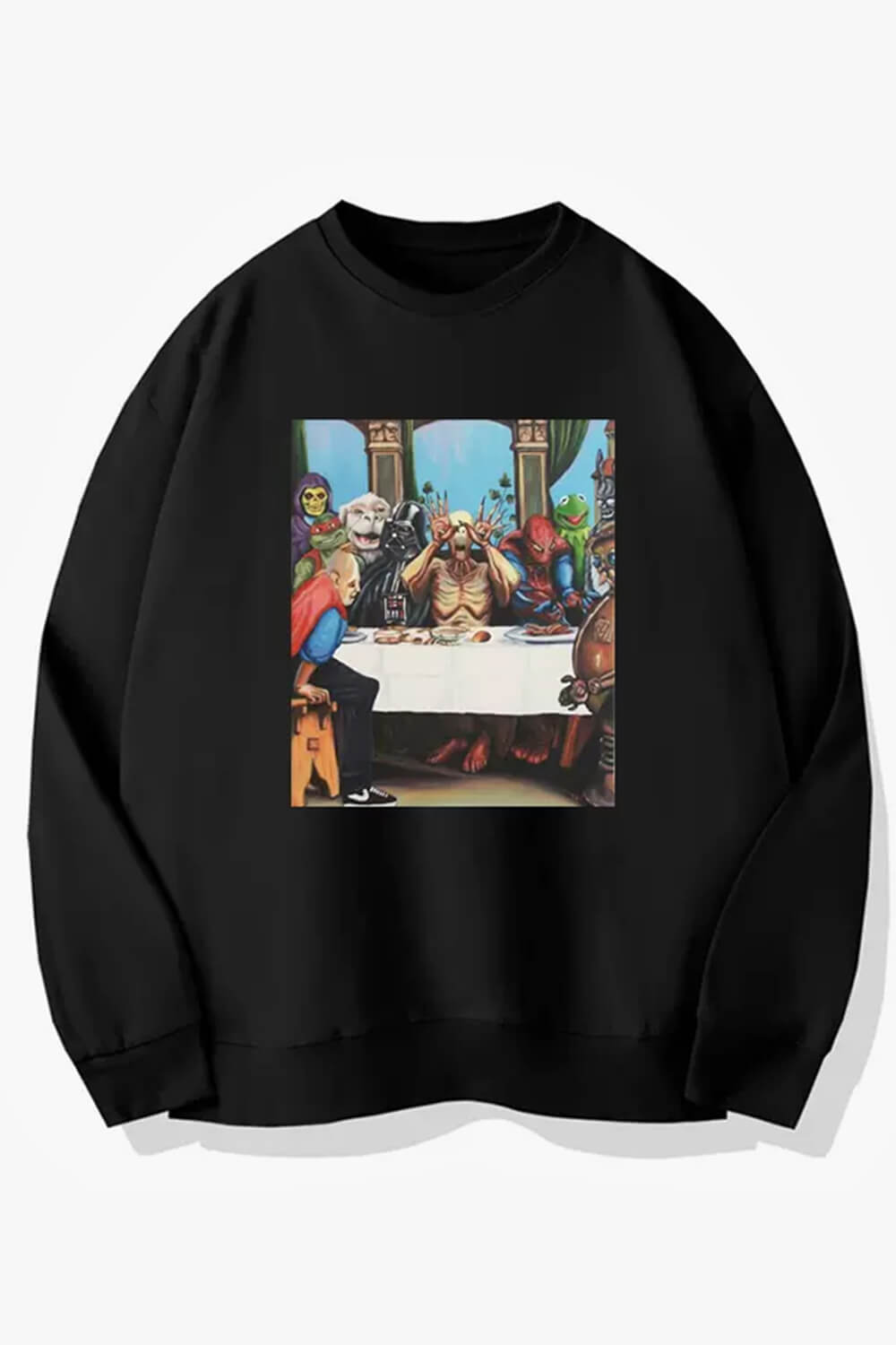 Movie Characters Last Supper Scene Sweatshirt Memecore Movie Characters Last Supper Scene Sweatshirt Memecore
