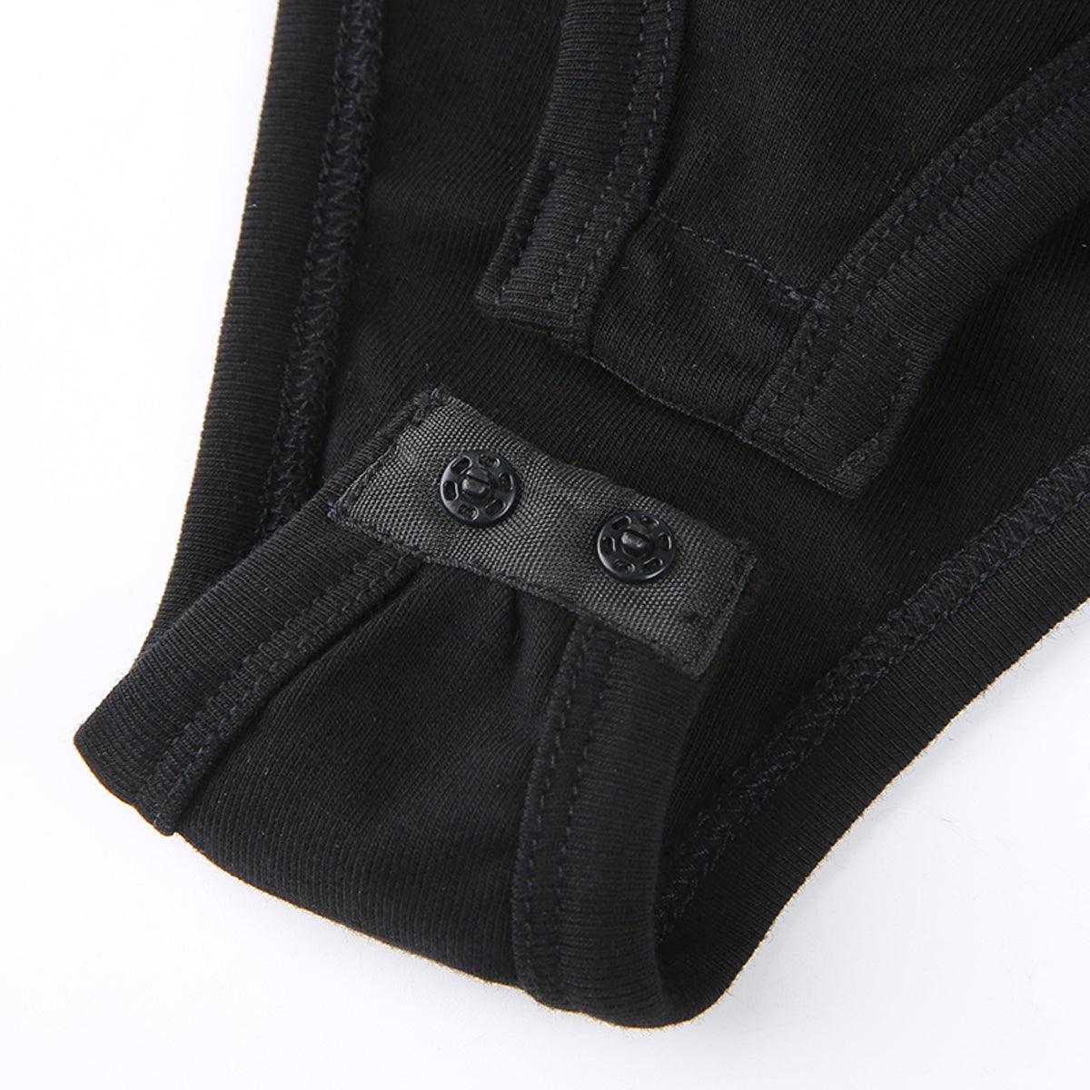 Open Shoulder Long Sleeve Bodysuit - Aesthetic Clothes Shop Open Shoulder Long Sleeve Bodysuit - Aesthetic Clothes Shop