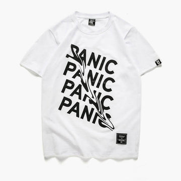 Panic Panic Streetwear Aesthetic T-Shirt Panic Panic Streetwear Aesthetic T-Shirt