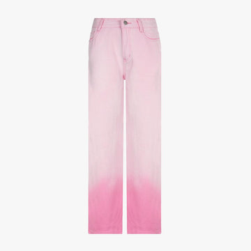 Pastel Pink Gradient High Waist Jeans - Aesthetic Clothes Shop Pastel Pink Gradient High Waist Jeans - Aesthetic Clothes Shop