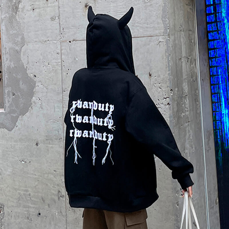 Pink Horns Hoodie Act Law Soft Baddie Aesthetic Pink Horns Hoodie Act Law Soft Baddie Aesthetic