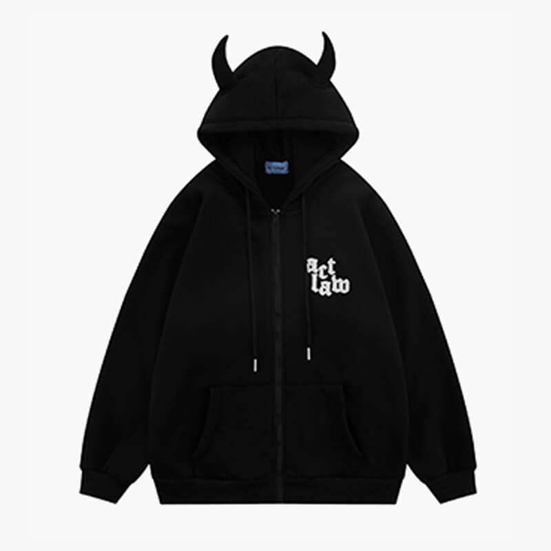 Pink Horns Hoodie Act Law Soft Baddie Aesthetic Pink Horns Hoodie Act Law Soft Baddie Aesthetic