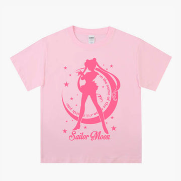 Pink Sailor Moon Aesthetic T-Shirt Pink Sailor Moon Aesthetic T-Shirt