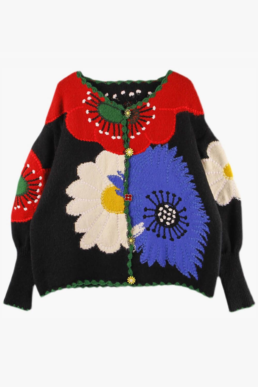 Plant Mom Aesthetic Cardigan Huge Flowers Design Plant Mom Aesthetic Cardigan Huge Flowers Design