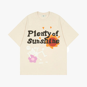 Plenty of Sunshine Skeleton T-Shirt - Aesthetic Clothes Shop Plenty of Sunshine Skeleton T-Shirt - Aesthetic Clothes Shop