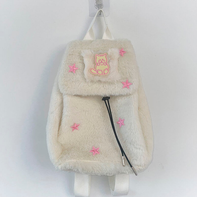 Plush Y2K Cute Cat Backpack Plush Y2K Cute Cat Backpack