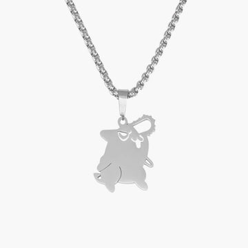 Pochita Pendant Necklace Titanium Steel Chainsaw Man - Aesthetic Clothes Shop Pochita Pendant Necklace Titanium Steel Chainsaw Man - Aesthetic Clothes Shop