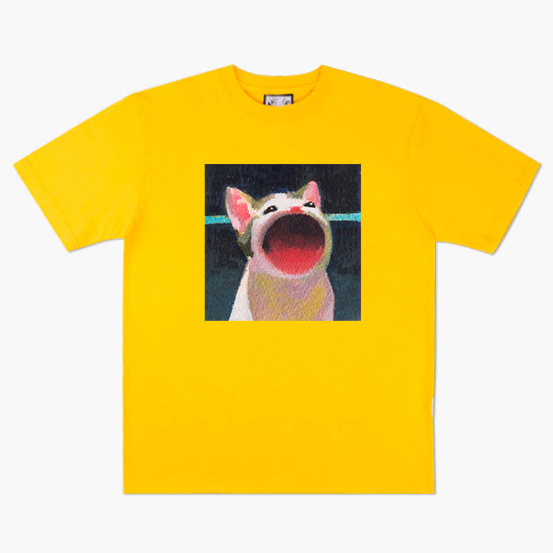 Pop Cat Meme Aesthetic T-Shirt Pop Cat Meme Aesthetic T-Shirt