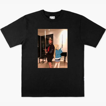 Post Malone With a Sword and Anime Girl T-Shirt Post Malone With a Sword and Anime Girl T-Shirt