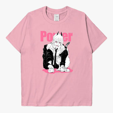 Power and Meowy Chainsaw Man Manga T-Shirt - Aesthetic Clothes Shop Power and Meowy Chainsaw Man Manga T-Shirt - Aesthetic Clothes Shop