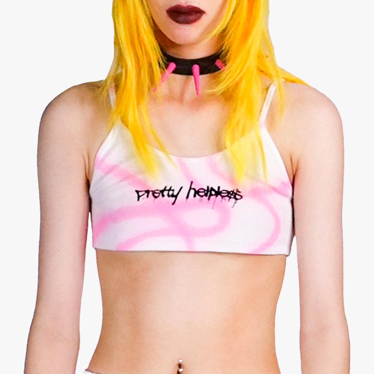 Pretty Helpless Crop Top - Aesthetic Clothes Shop