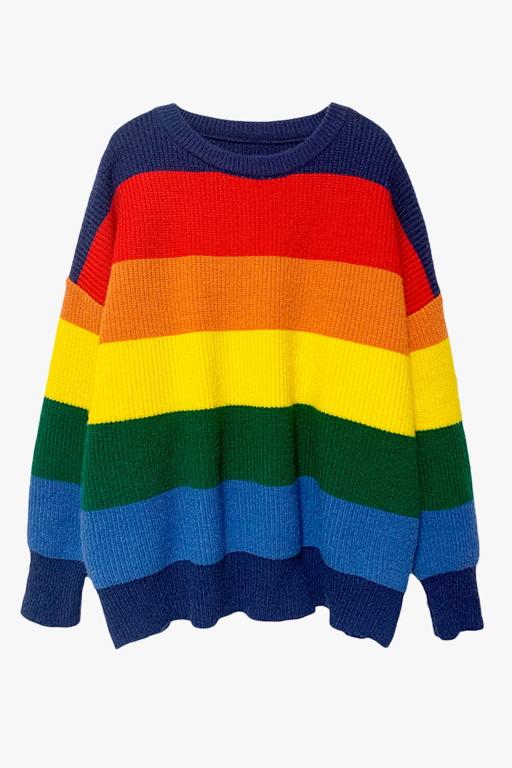 Rainbow Aesthetic Oversized Sweater Rainbow Aesthetic Oversized Sweater