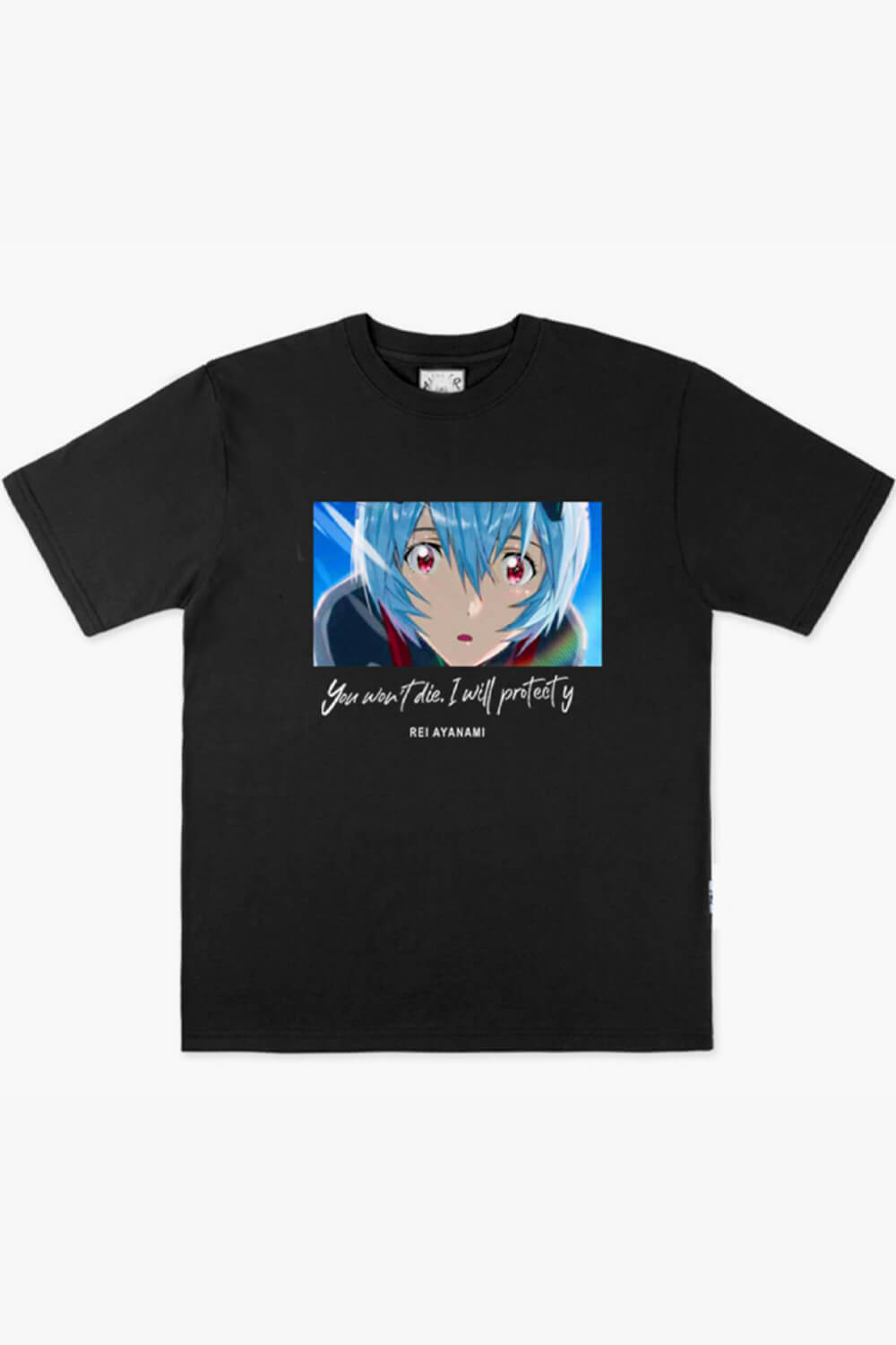 Rei Ayanami You Won't Die I'll Protect You Anime T-Shirt Rei Ayanami You Won't Die I'll Protect You Anime T-Shirt