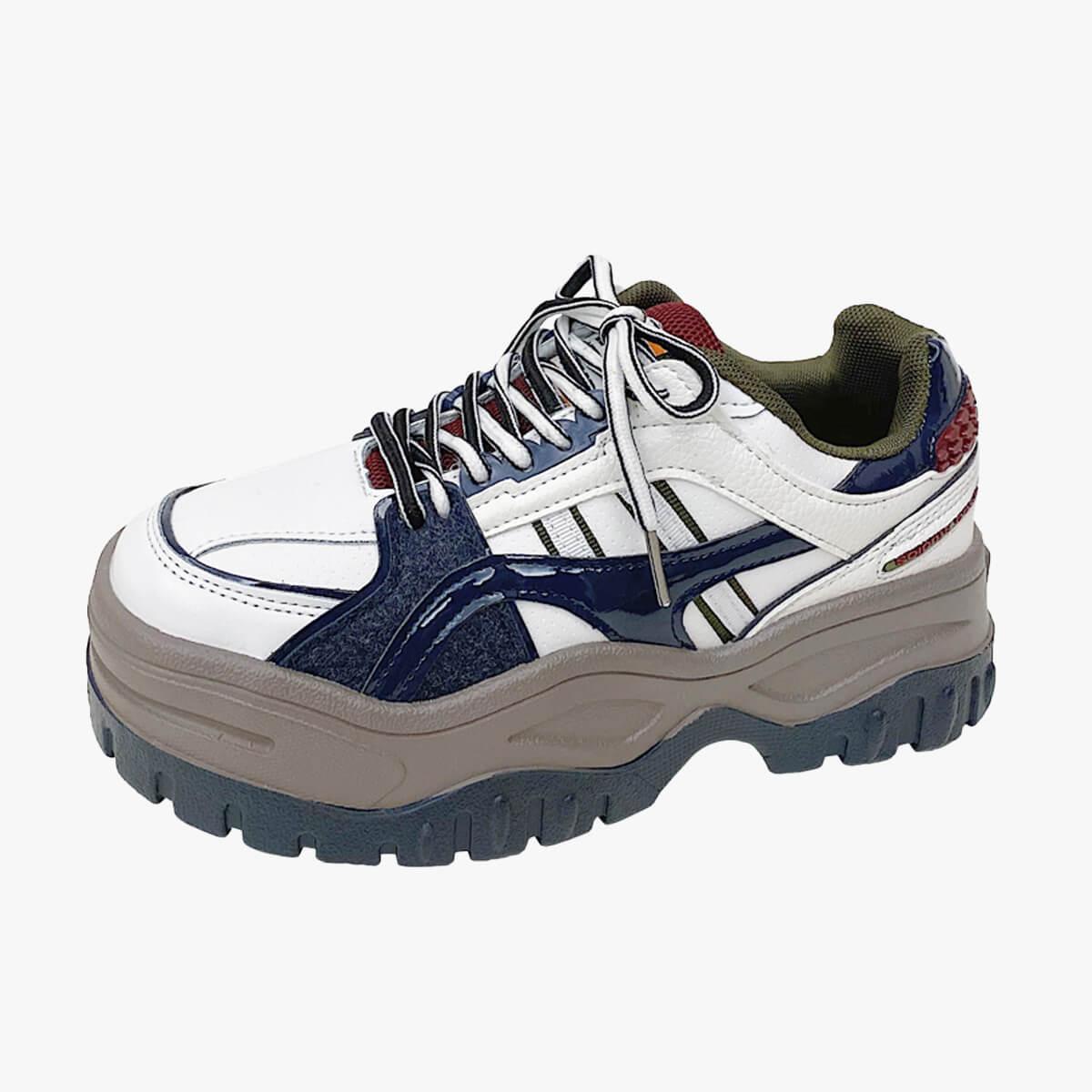 Retro Core 80s Platform Sneakers - Aesthetic Clothes Shop Retro Core 80s Platform Sneakers - Aesthetic Clothes Shop