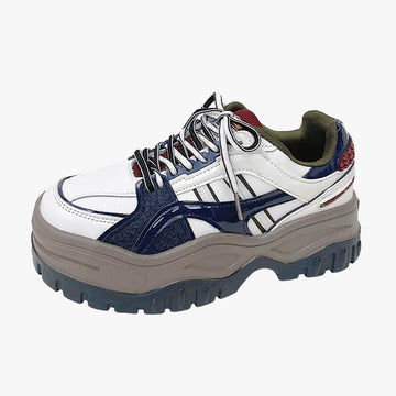 Retro Core 80s Platform Sneakers - Aesthetic Clothes Shop Retro Core 80s Platform Sneakers - Aesthetic Clothes Shop