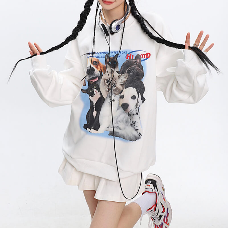 Retro Pets Animals Aesthetic Sweatshirt Retro Pets Animals Aesthetic Sweatshirt