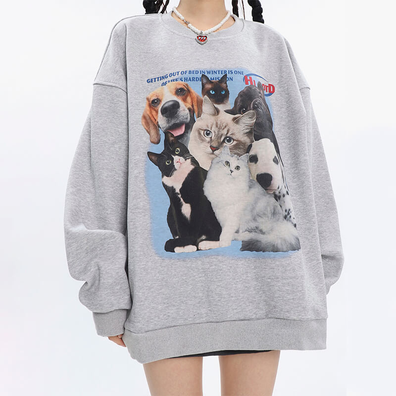 Retro Pets Animals Aesthetic Sweatshirt Retro Pets Animals Aesthetic Sweatshirt