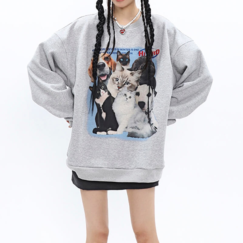 Retro Pets Animals Aesthetic Sweatshirt Retro Pets Animals Aesthetic Sweatshirt