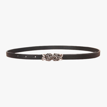 Retro Rose Buckle Aesthetic Belt - Aesthetic Clothes Shop Retro Rose Buckle Aesthetic Belt - Aesthetic Clothes Shop
