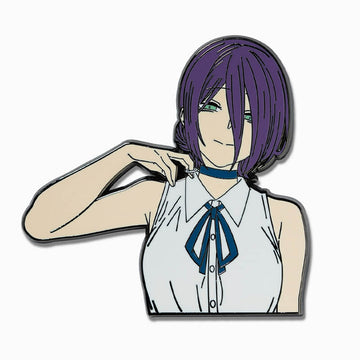 Reze Pulls Grenade Ring Choker Enamel Pin Chainsaw Man Reze Pulls Grenade Ring Choker Enamel Pin Chainsaw Man