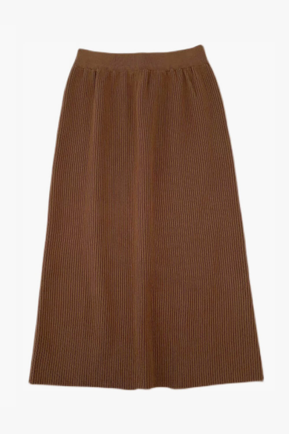 Ribbed Midi Skirt Muted Colors Ribbed Midi Skirt Muted Colors