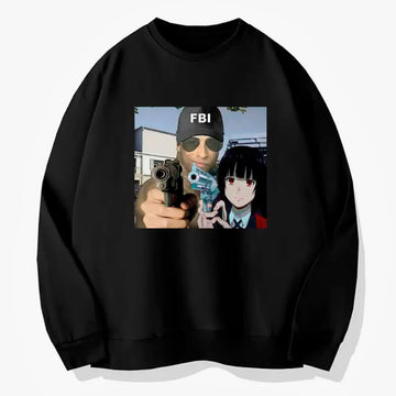 Ricardo Milos and Yumeko Jabami FBI Anime Sweatshirt Ricardo Milos and Yumeko Jabami FBI Anime Sweatshirt