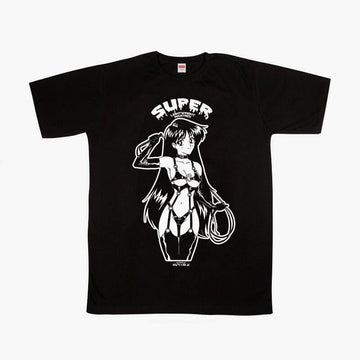 Sailor Mars With a Whip Hot Black Anime T-Shirt Sailor Mars With a Whip Hot Black Anime T-Shirt