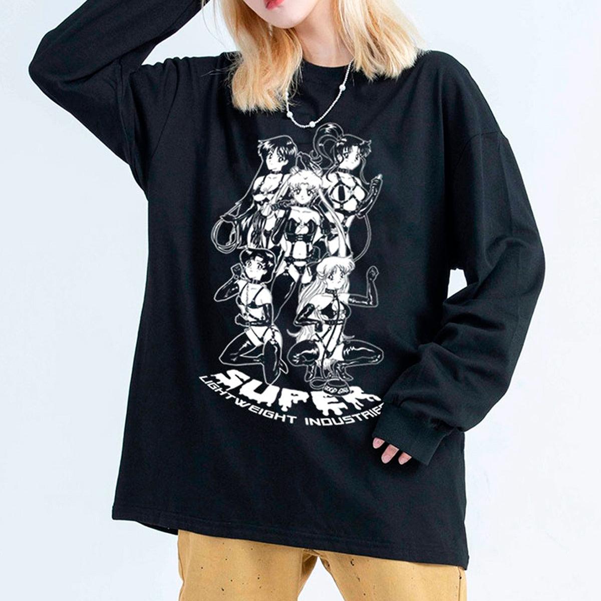 Sailor Moon EGirl Long Sleeve Top - Aesthetic Clothes Shop Sailor Moon EGirl Long Sleeve Top - Aesthetic Clothes Shop