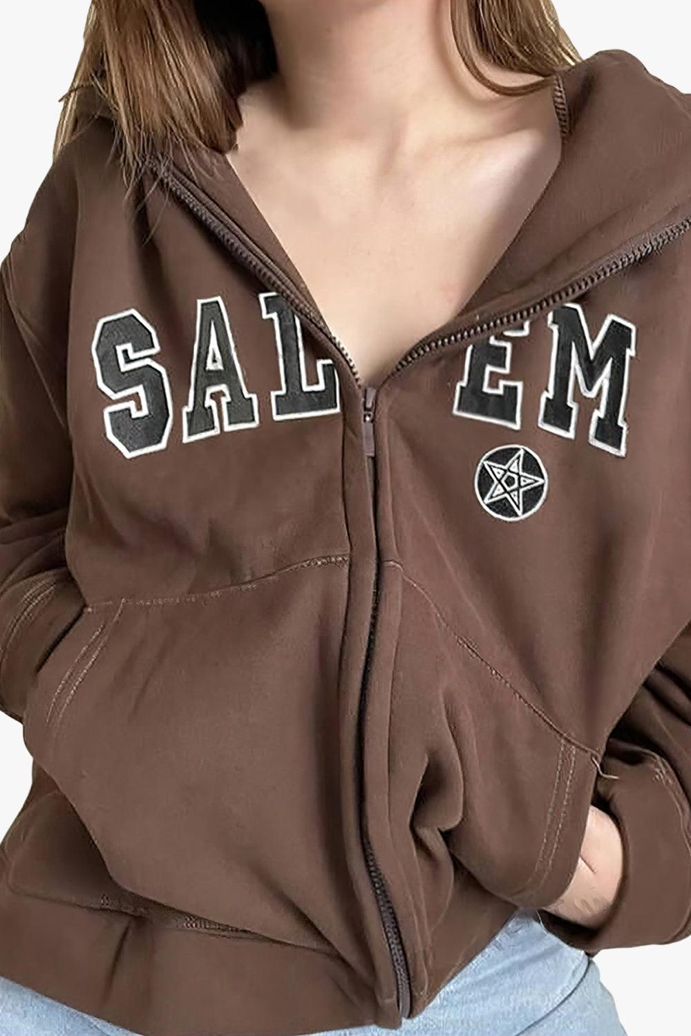 Salem Team College Style Hoodie - Aesthetic Clothes Shop Salem Team College Style Hoodie - Aesthetic Clothes Shop