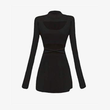 Sexy EGirl Dress Long-Sleeved Extreme Shoulder Top Sexy EGirl Dress Long-Sleeved Extreme Shoulder Top