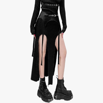 Sexy EGirl Open Legs Long Skirt for Women Sexy EGirl Open Legs Long Skirt for Women