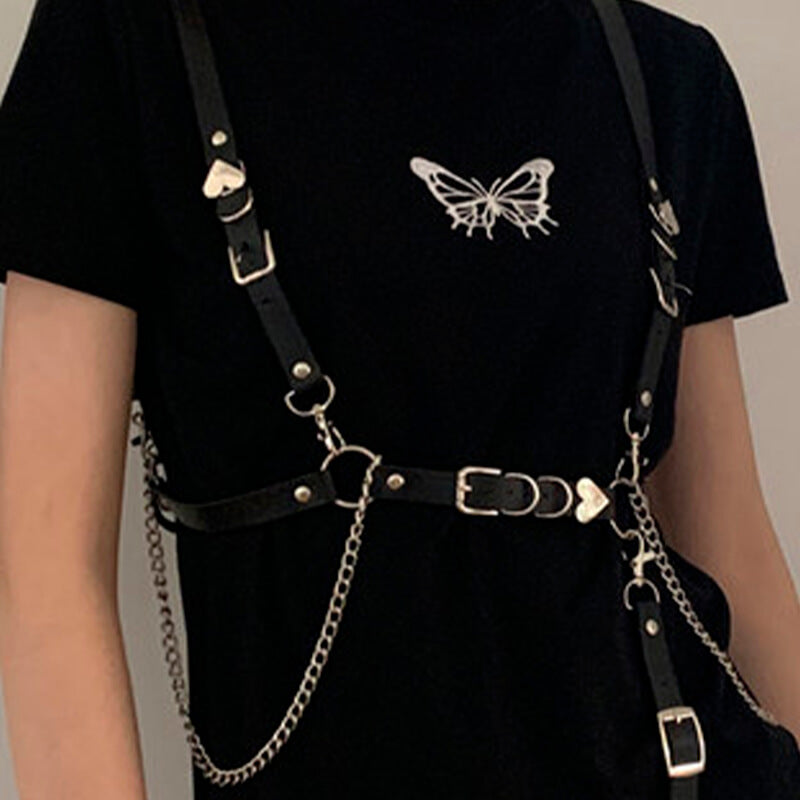 Shoulder Straps Chain Belt Harness Set Shoulder Straps Chain Belt Harness Set