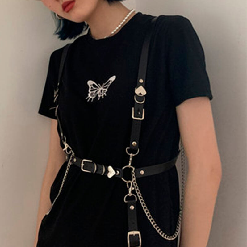 Shoulder Straps Chain Belt Harness Set Shoulder Straps Chain Belt Harness Set