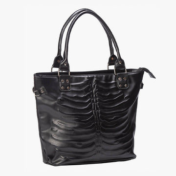 Skeleton Ribs Tote Handbag Addamscore Aesthetic Skeleton Ribs Tote Handbag Addamscore Aesthetic