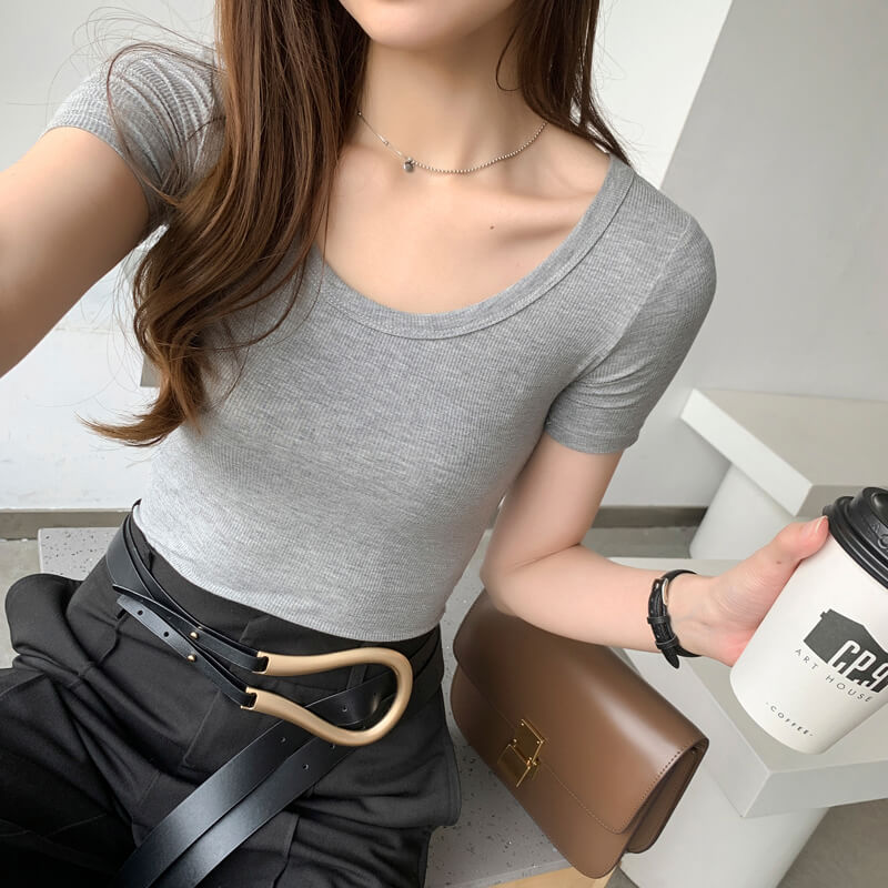Soft Girl Aesthetic Basic T-Shirt For Women Soft Girl Aesthetic Basic T-Shirt For Women