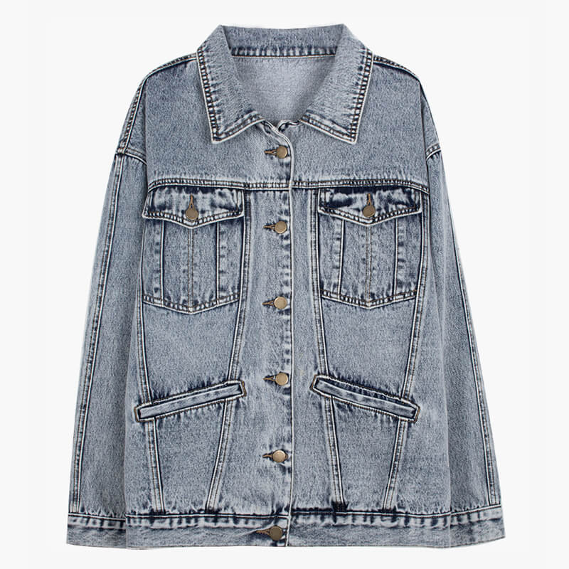 Grunge denim jacket sale