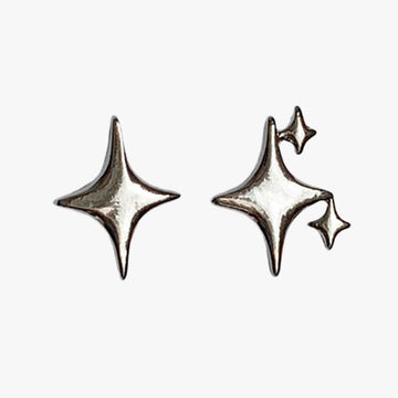 Sparkle Stars Aesthetic Stud Earrings - Aesthetic Clothes Shop Sparkle Stars Aesthetic Stud Earrings - Aesthetic Clothes Shop
