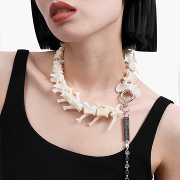 Spine Backbone Necklace Dethereal Aesthetic Spine Backbone Necklace Dethereal Aesthetic