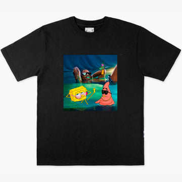 Sponge Bob and Asap Rocky T-Shirt Cartooncore Sponge Bob and Asap Rocky T-Shirt Cartooncore