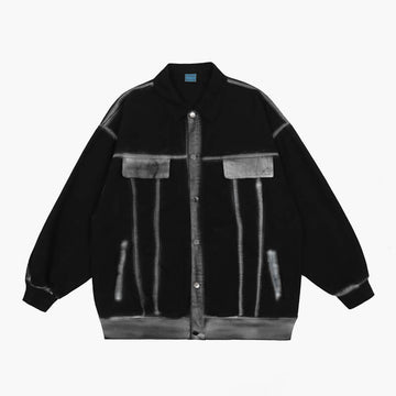 Spray Painted Graffiti Grunge Jacket Spray Painted Graffiti Grunge Jacket