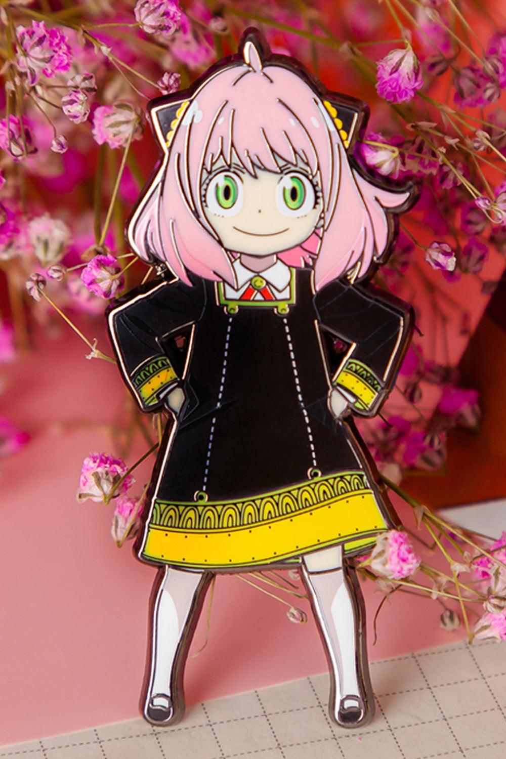 Spy X Family Anya Enamel Pin - Aesthetic Clothes Shop Spy X Family Anya Enamel Pin - Aesthetic Clothes Shop