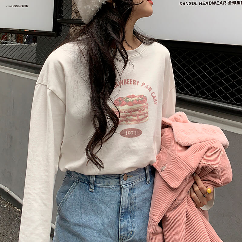 Strawberry Pancake Long Sleeve Shirt Strawberry Pancake Long Sleeve Shirt