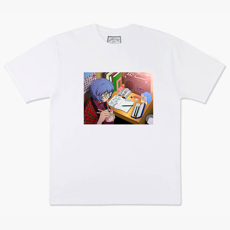 Studyblr Aesthetic Rei Ayanami Study T-Shirt Studyblr Aesthetic Rei Ayanami Study T-Shirt