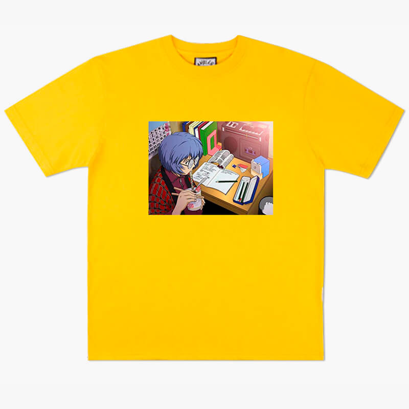 Studyblr Aesthetic Rei Ayanami Study T-Shirt Studyblr Aesthetic Rei Ayanami Study T-Shirt