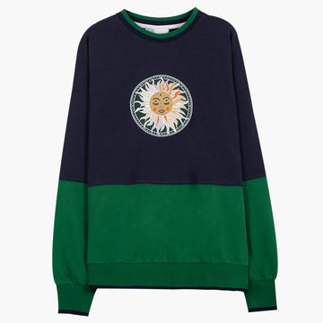 Sun Goddess Embroidery Sweatshirt Sun Goddess Embroidery Sweatshirt