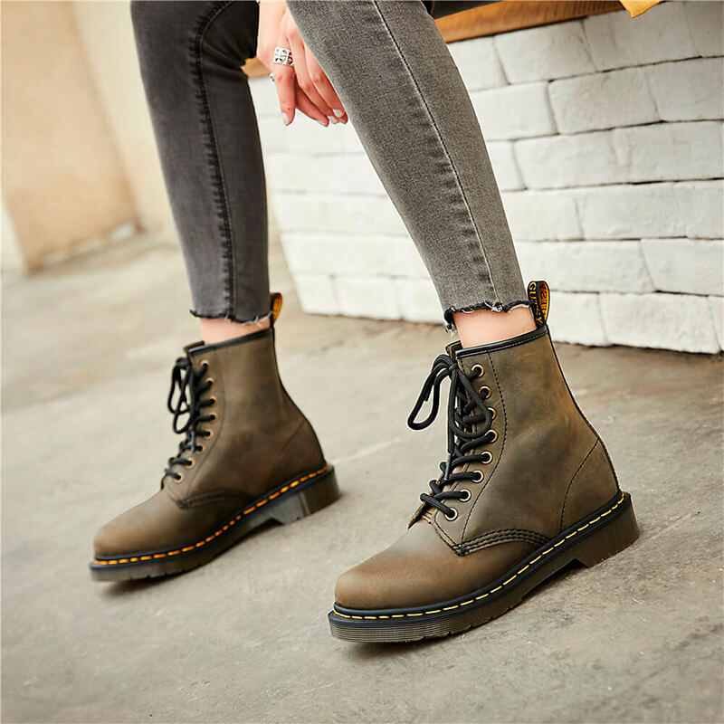 Swamp Green Martens Boots 8 Holes Swamp Green Martens Boots 8 Holes