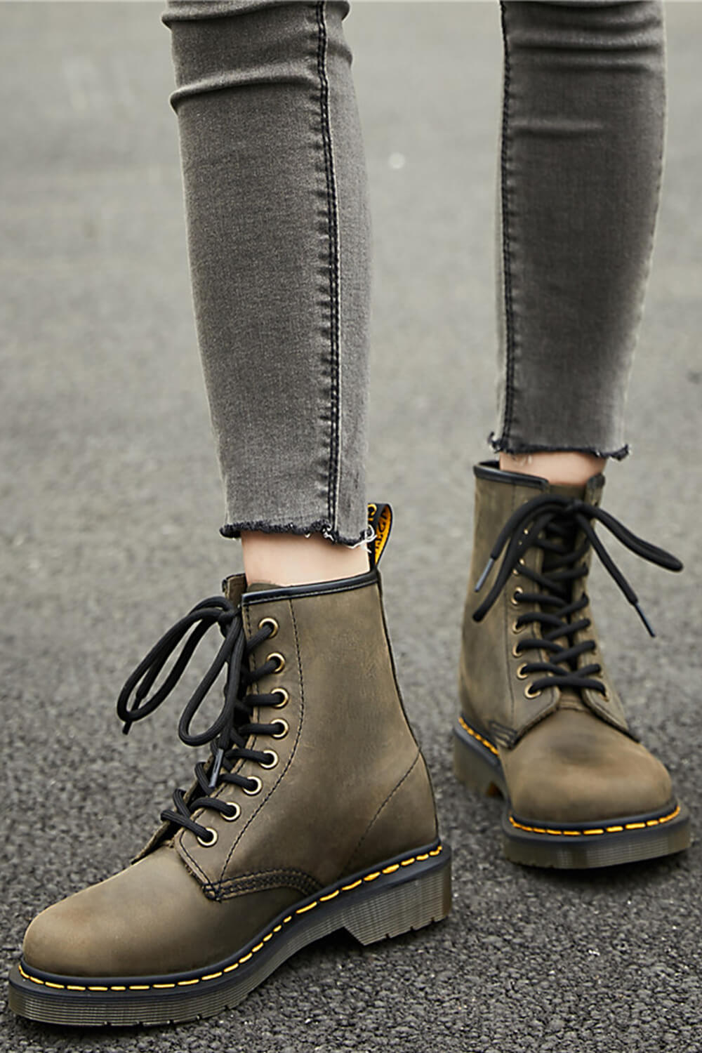 Swamp Green Martens Boots 8 Holes Swamp Green Martens Boots 8 Holes