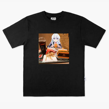 Tabitabi Elaina Mcdonalds Anime T-Shirt Tabitabi Elaina Mcdonalds Anime T-Shirt