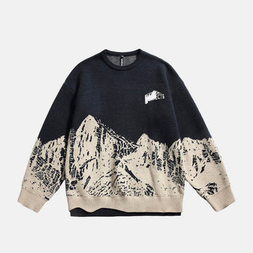 That Year That Mountain Contrast Sweater That Year That Mountain Contrast Sweater