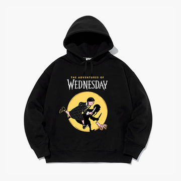 The Adventures of Wednesday Hoodie Addamscore The Adventures of Wednesday Hoodie Addamscore